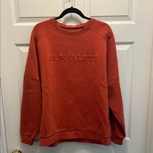 Alphalete Men's Rust Crewneck Sweater